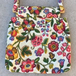 Vintage small canvas bag.